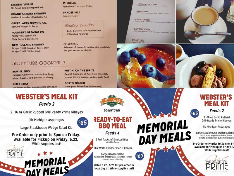 Webster's Prime Menu