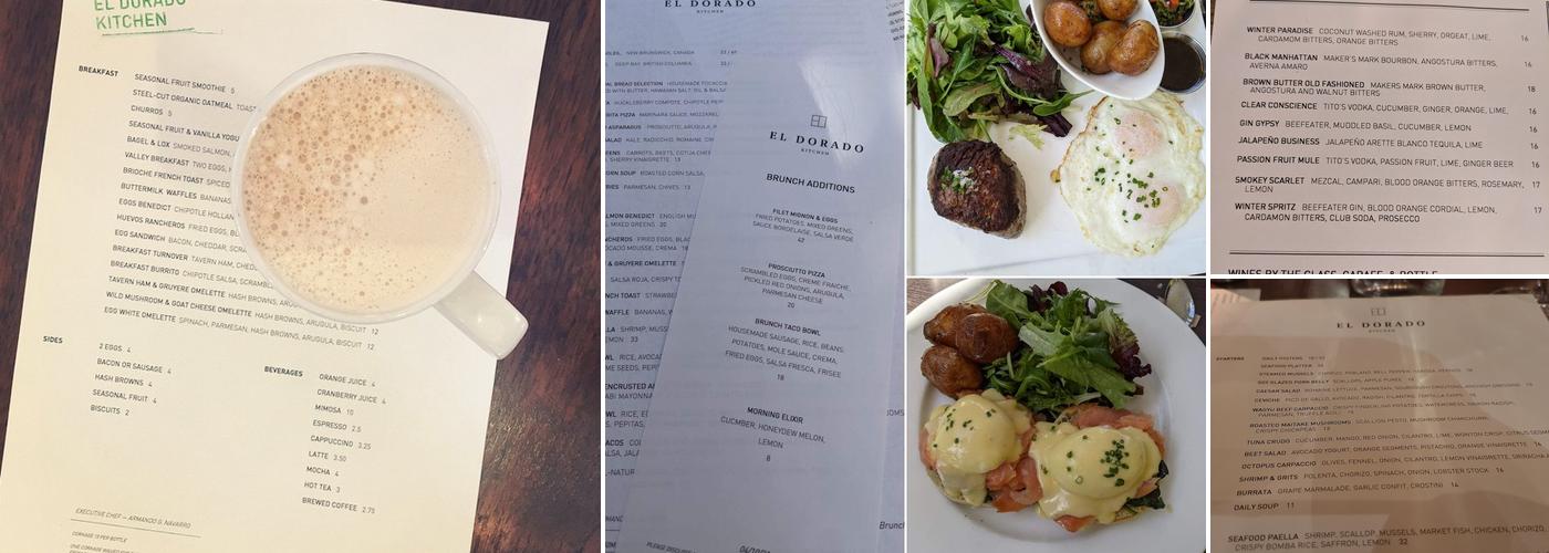 El Dorado Kitchen Menu