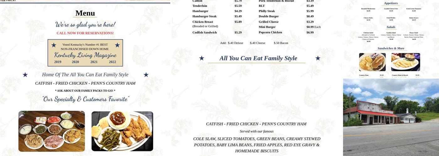 Lighthouse Restaurant Menu