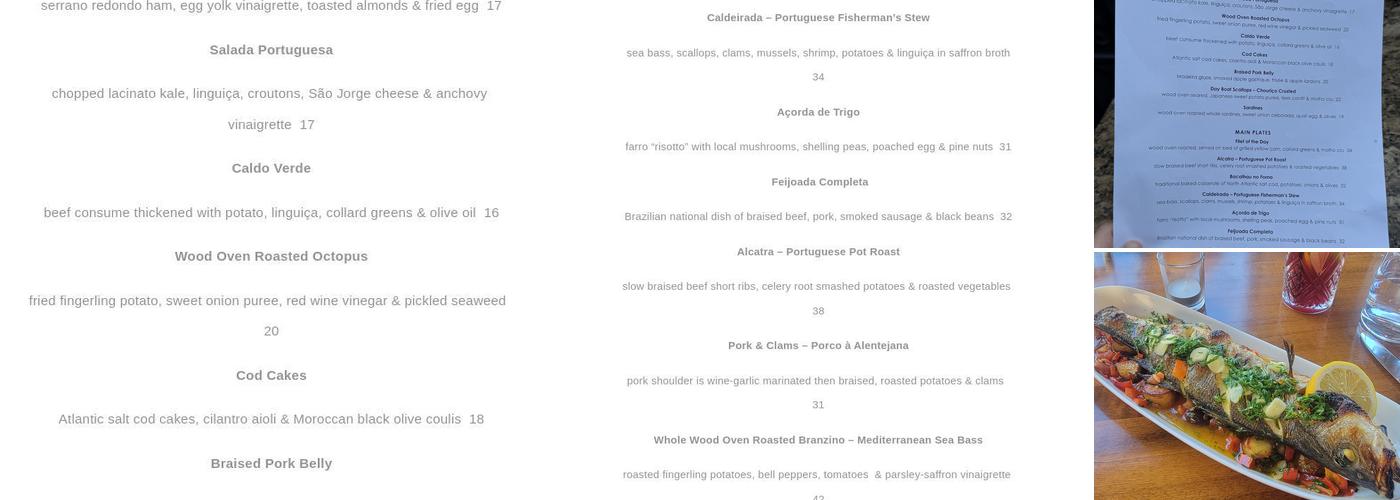 LaSalette Menu