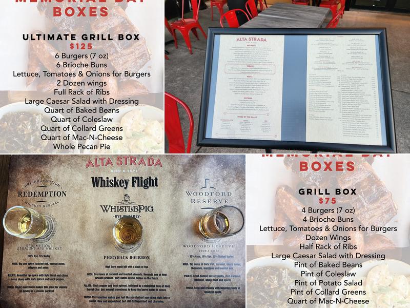 Alta Strada - Fairfax, VA Menu