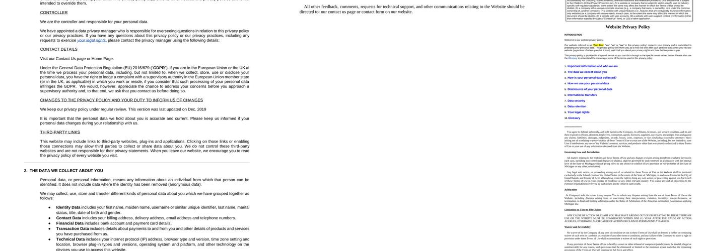 Russ' Restaurant Menu