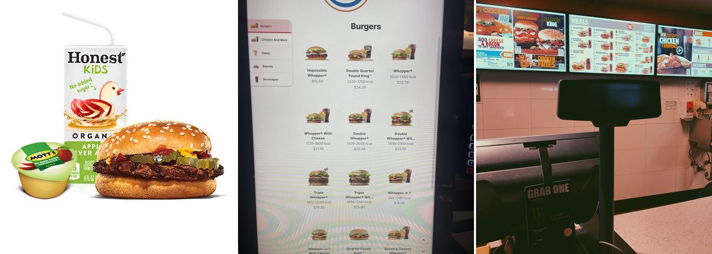 Burger King Menu