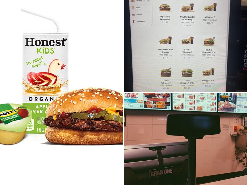 Burger King Menu
