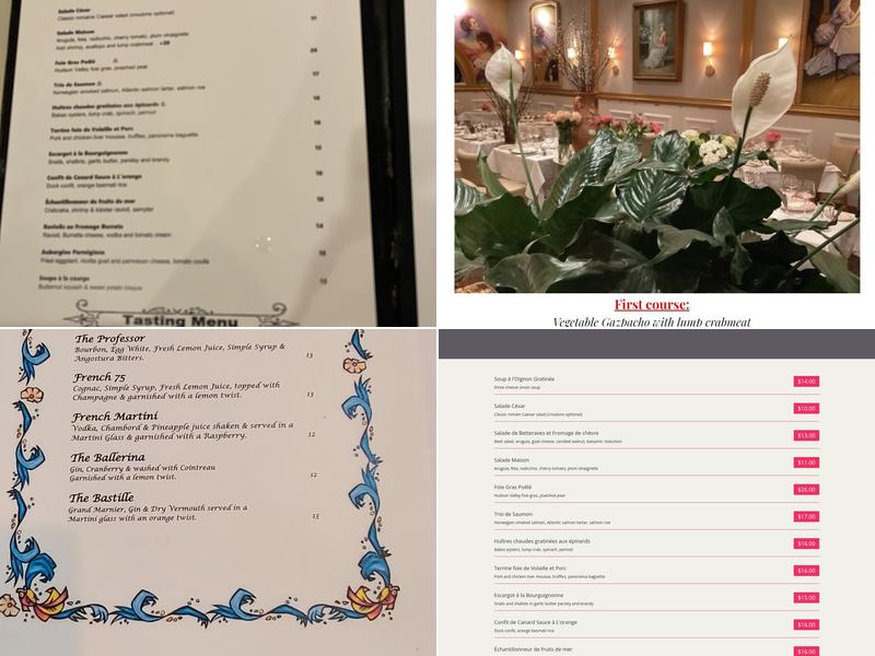 Cafe Renaissance Menu