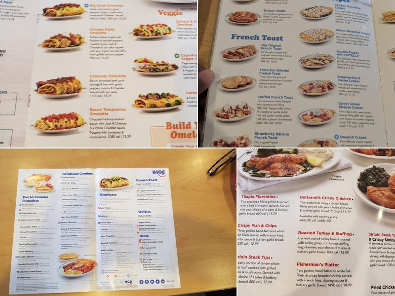 IHOP Menu