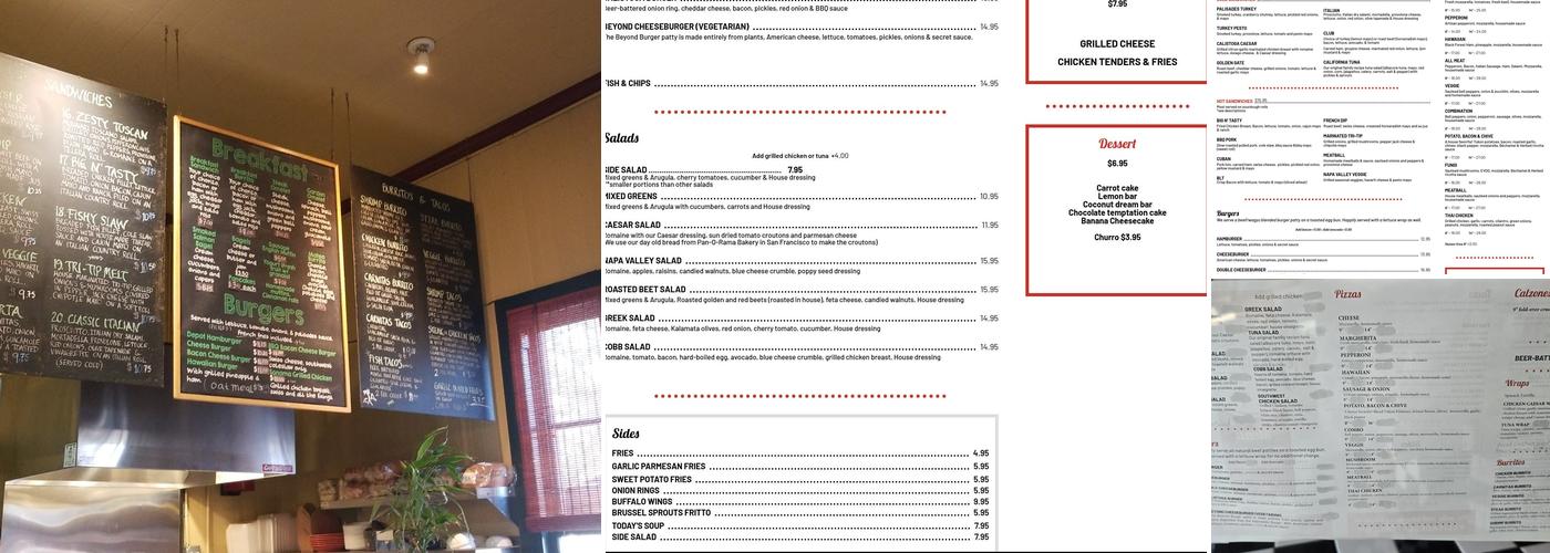 Palisades Eatery Menu