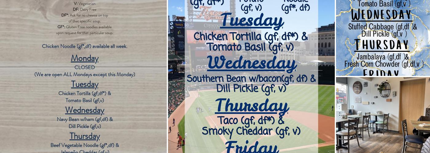 The Lunch Café Menu
