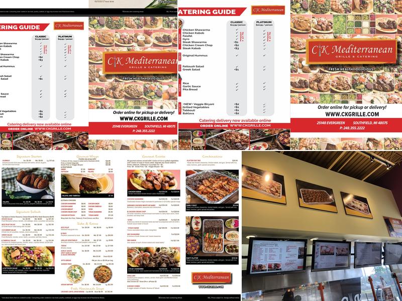 CK Mediterranean Grille and Catering (Cafe Kabob) Menu