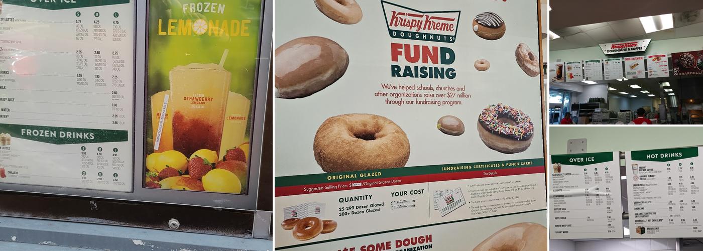 Krispy Kreme Menu