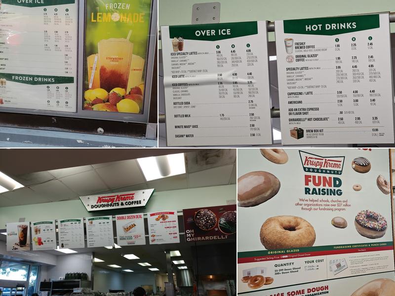Krispy Kreme Menu