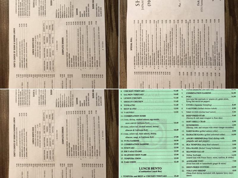 Shogun Japanese Restaurant, Santa Rosa Menu, Reviews (138), Photos