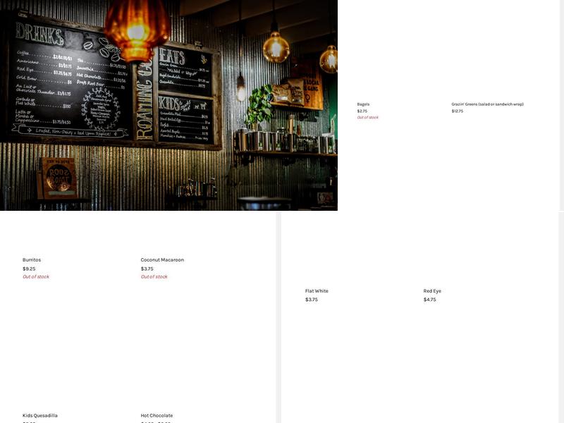 Roaming Goat Menu