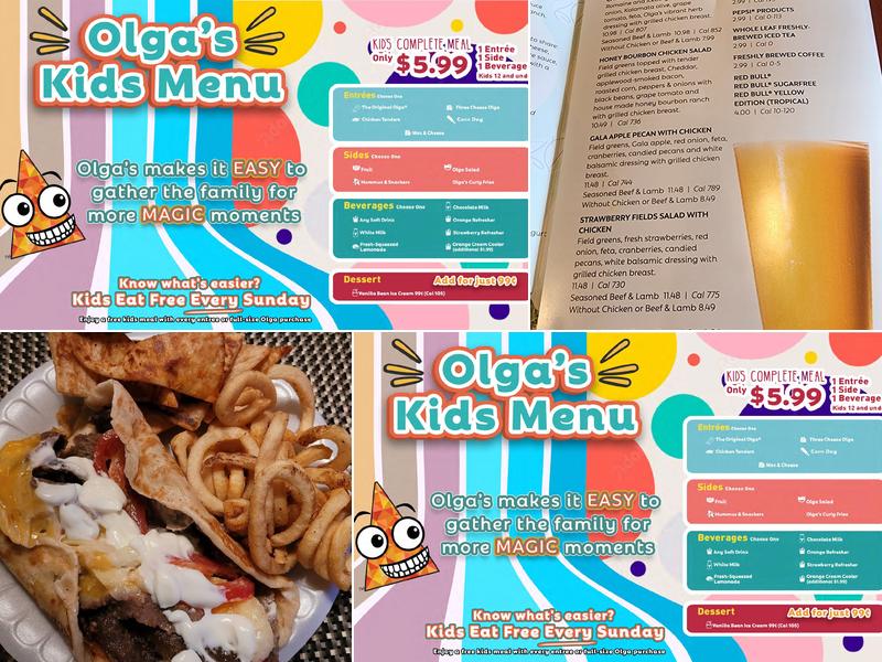Olga's Kitchen Menu