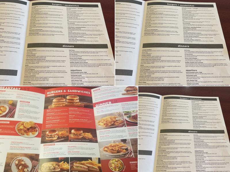 Big Boy Menu