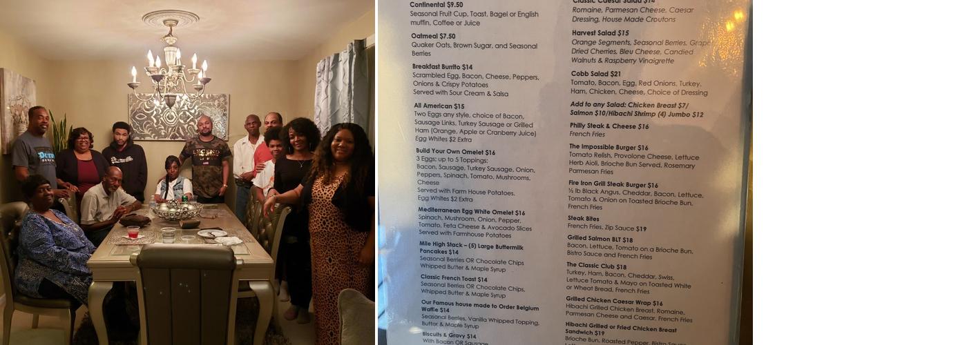 Fire Iron Grill Menu
