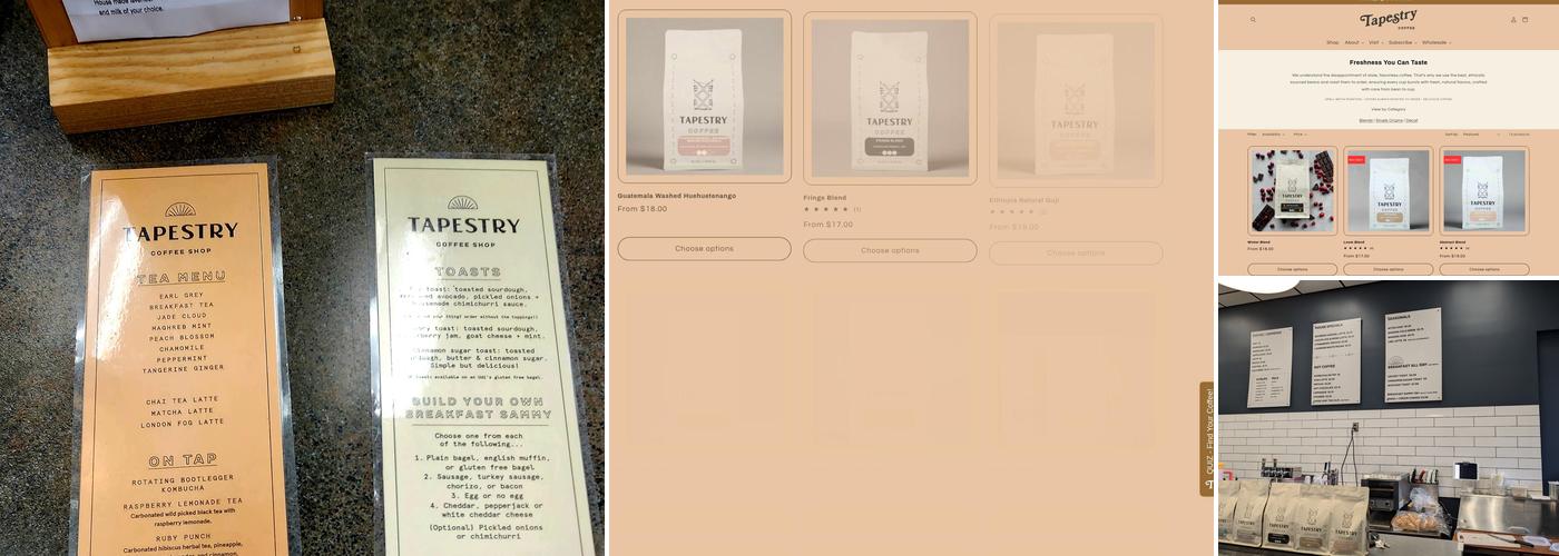 Tapestry Coffee Menu