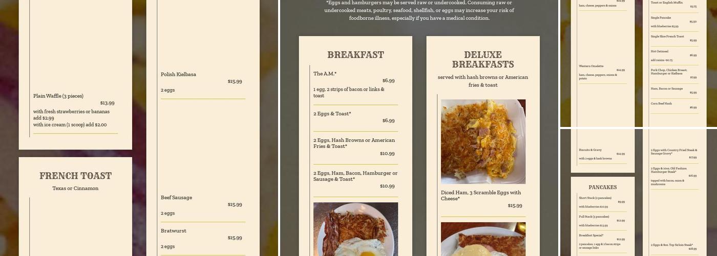 Buckboard Menu