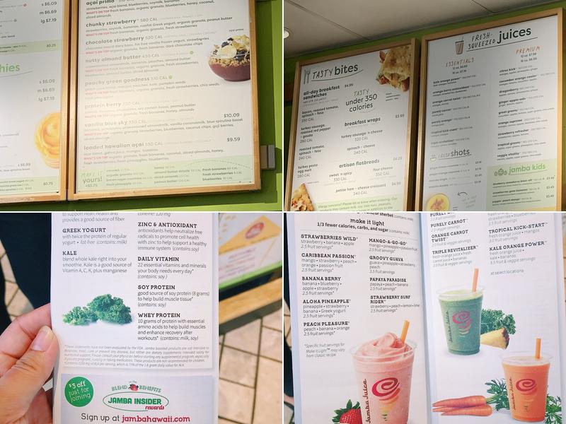Jamba Menu