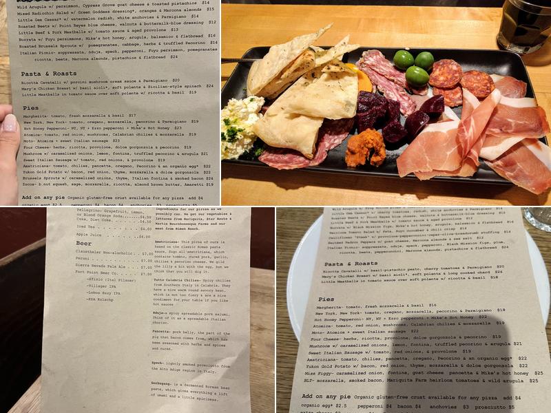 Gialina Menu