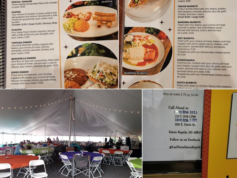 Las Flores Menu