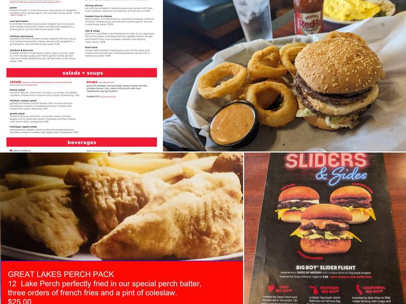 Big Boy Menu
