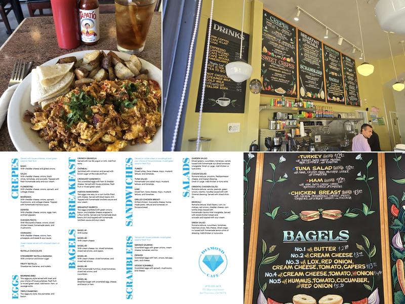 Diamond Cafe Menu