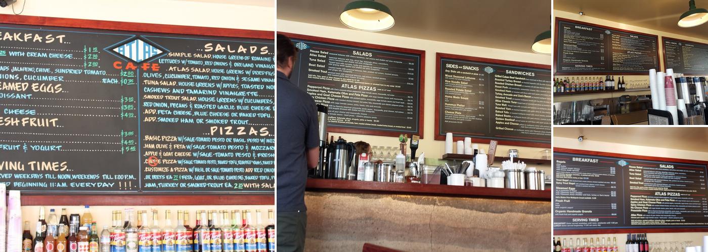 Atlas Cafe Menu