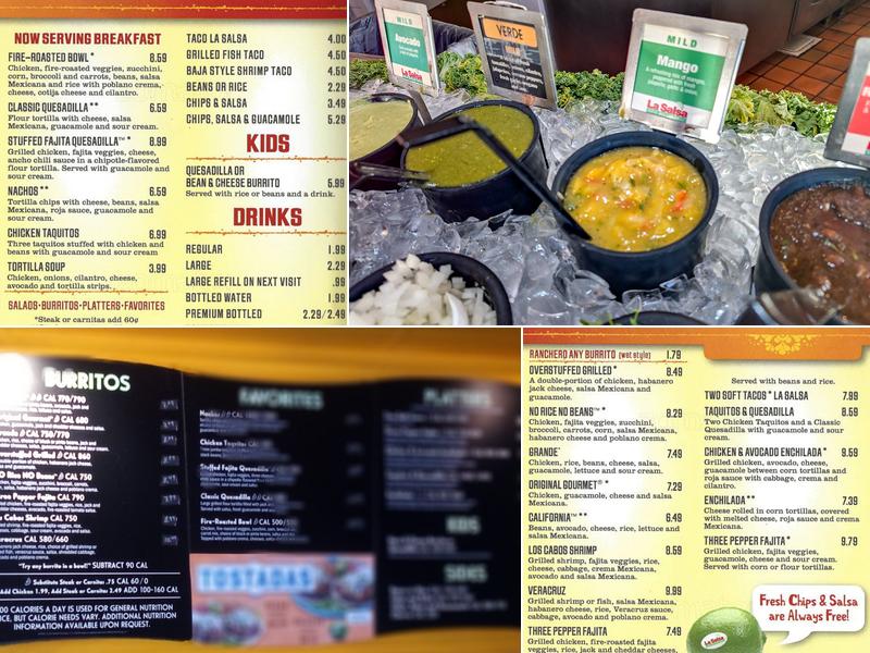 La Salsa Menu