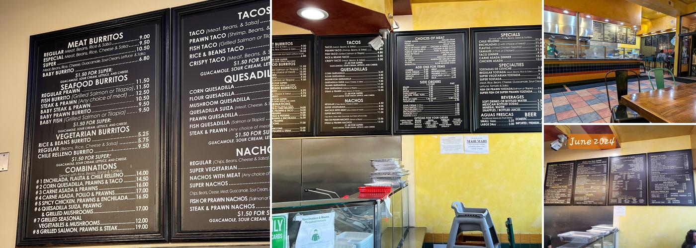 La Corneta Taqueria Menu