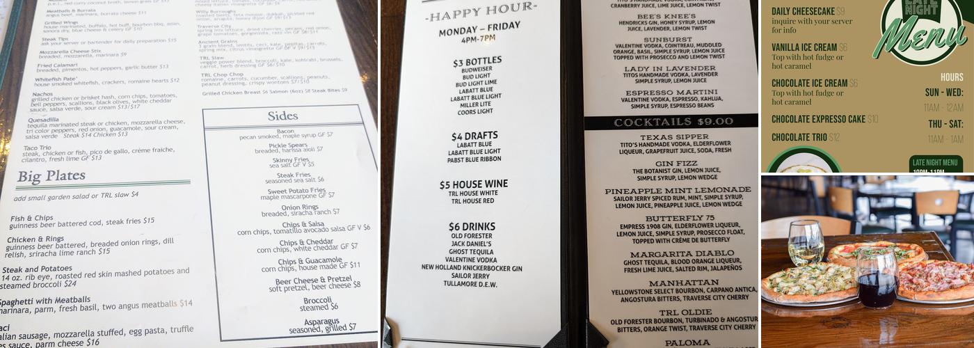 Too • Ra • Loo Menu