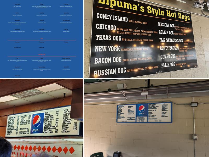 Lipuma's Coney Island Menu