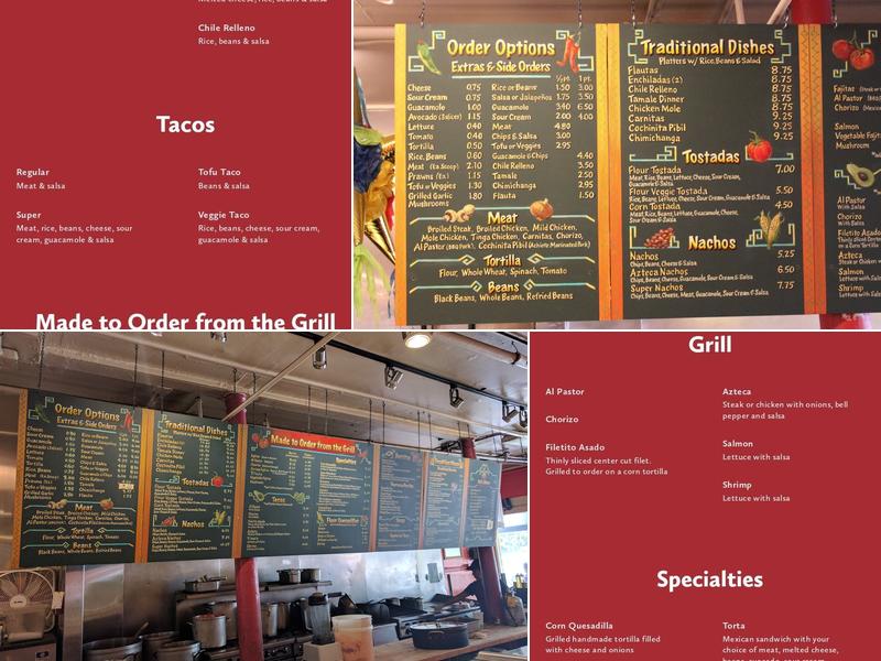 Casa Mexicana Menu