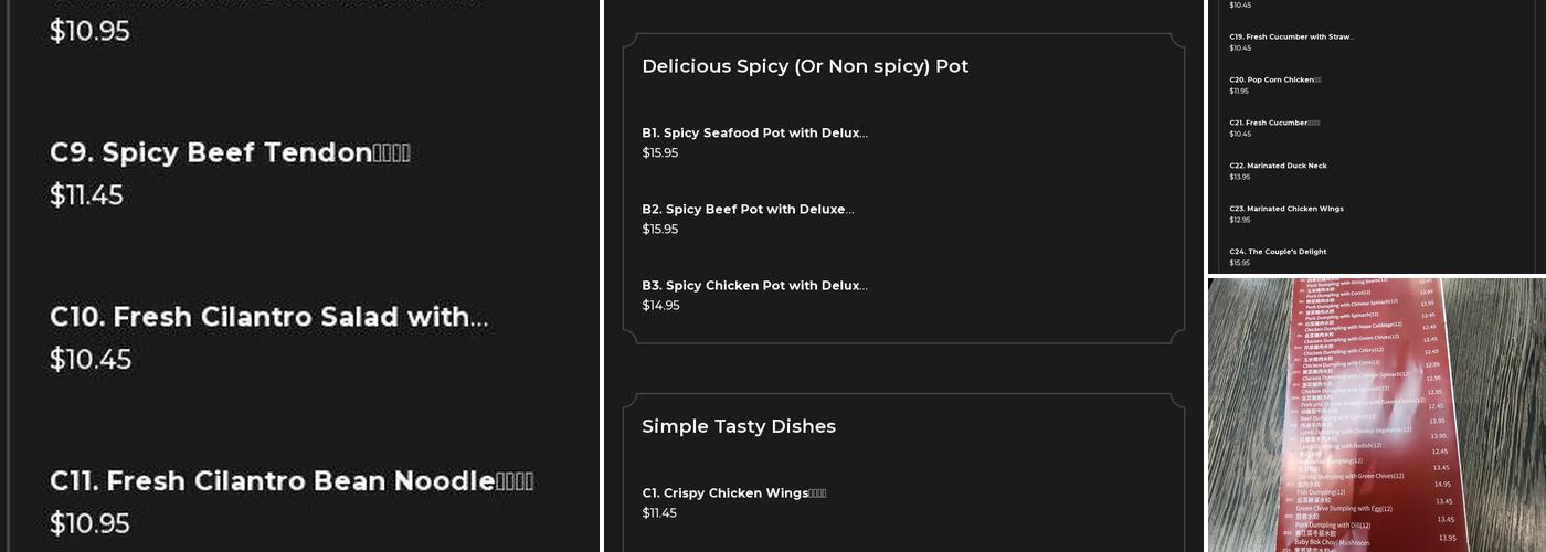 Dumpling Empire Menu