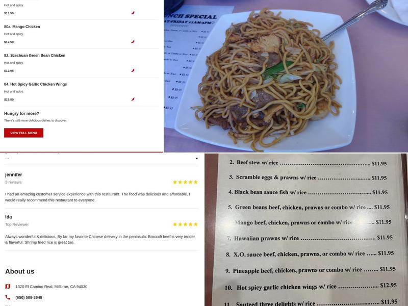 Chef Wang's Restaurant Menu