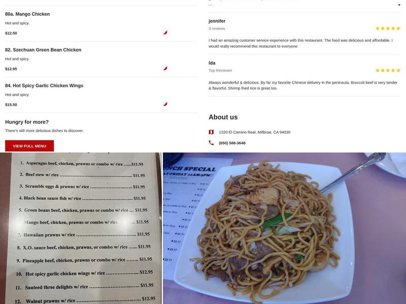 Chef Wang's Restaurant Menu