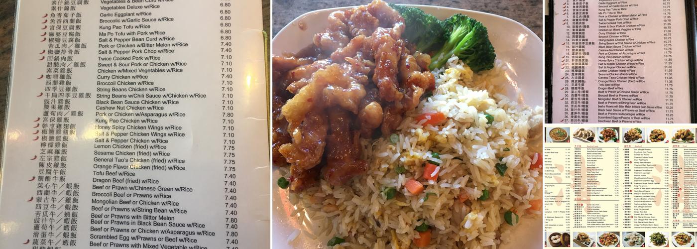 Tsing's Chinese Restaurant Menu