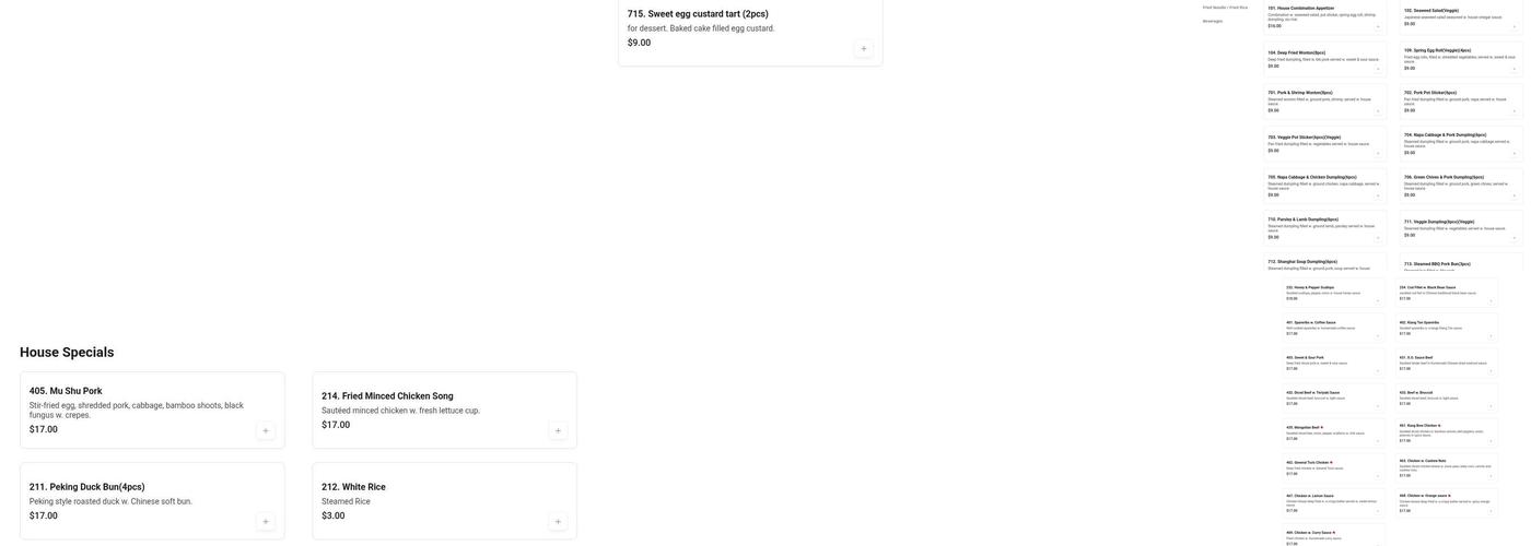 Makli Chinese Cuisine Menu