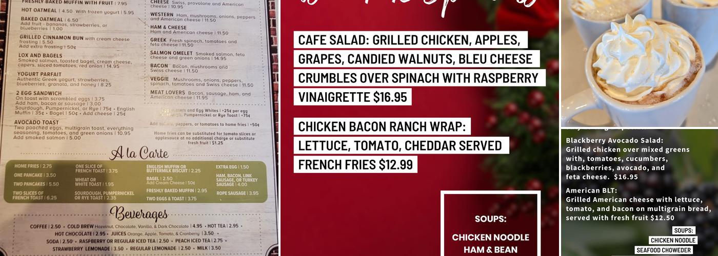 Camp Hill Cafe Menu