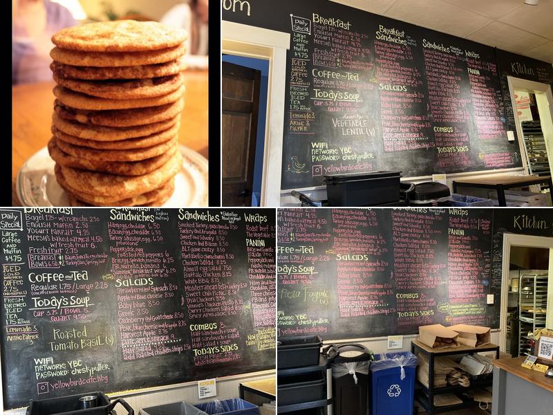 Yellow Bird Café Menu