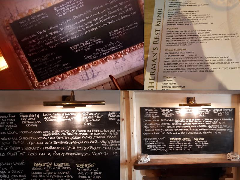 The Fisherman's Rest Menu