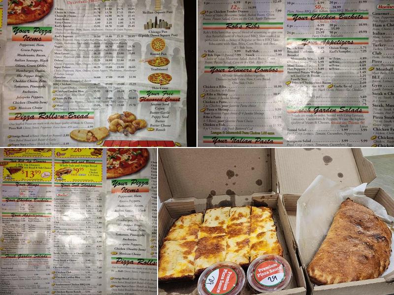 Karl's Place Pizza Menu