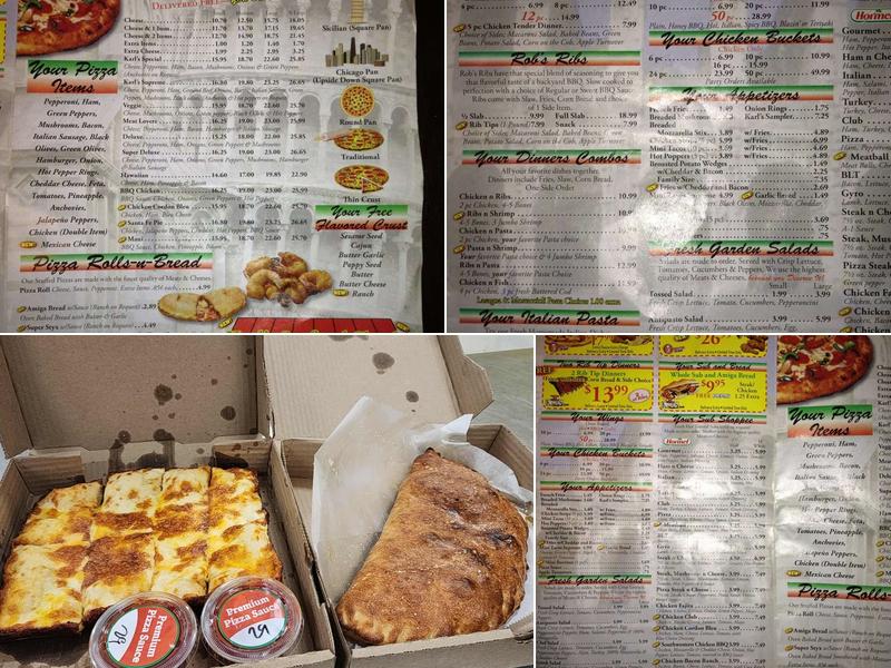 Karl's Place Pizza Menu