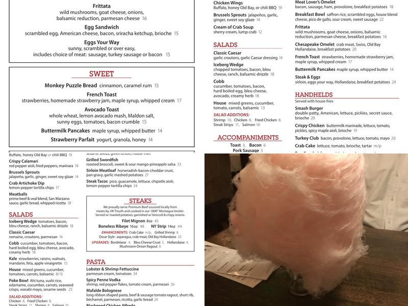 George Martin's Grillfire Menu