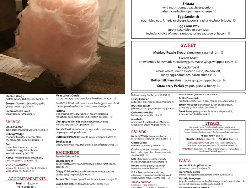 George Martin's Grillfire Menu