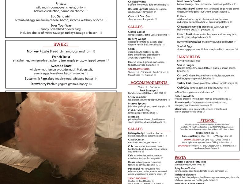 George Martin's Grillfire Menu