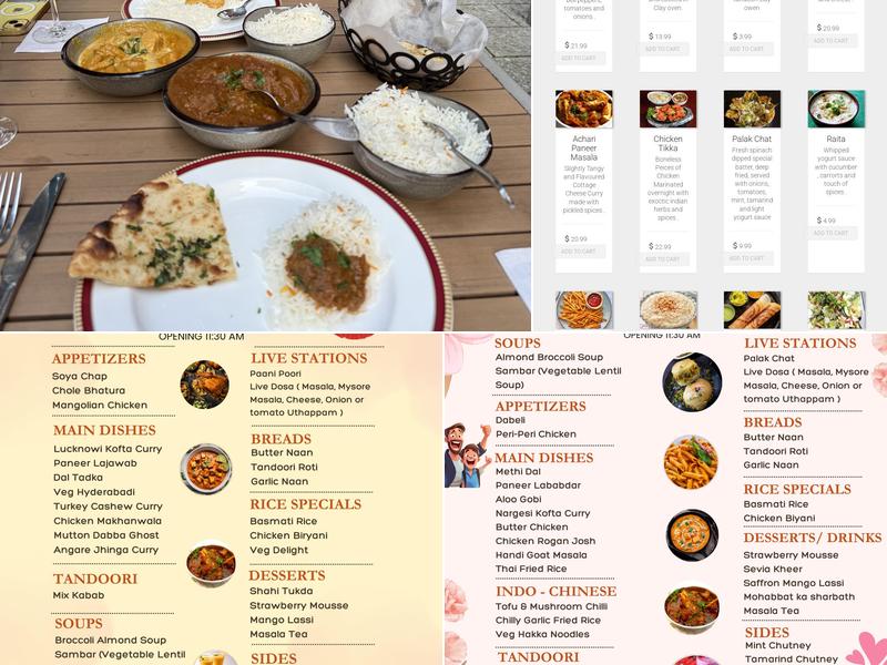 Rangoli Restaurant Menu