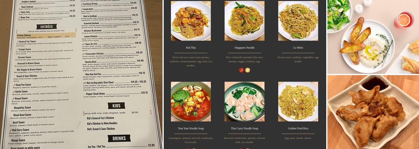 Bonbon Cafe Menu