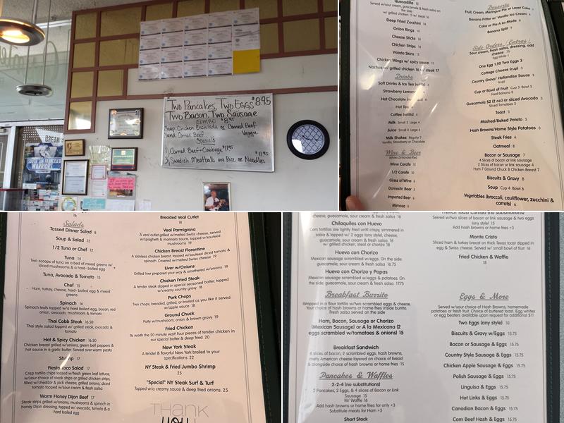 Gunter's Restaurant Menu