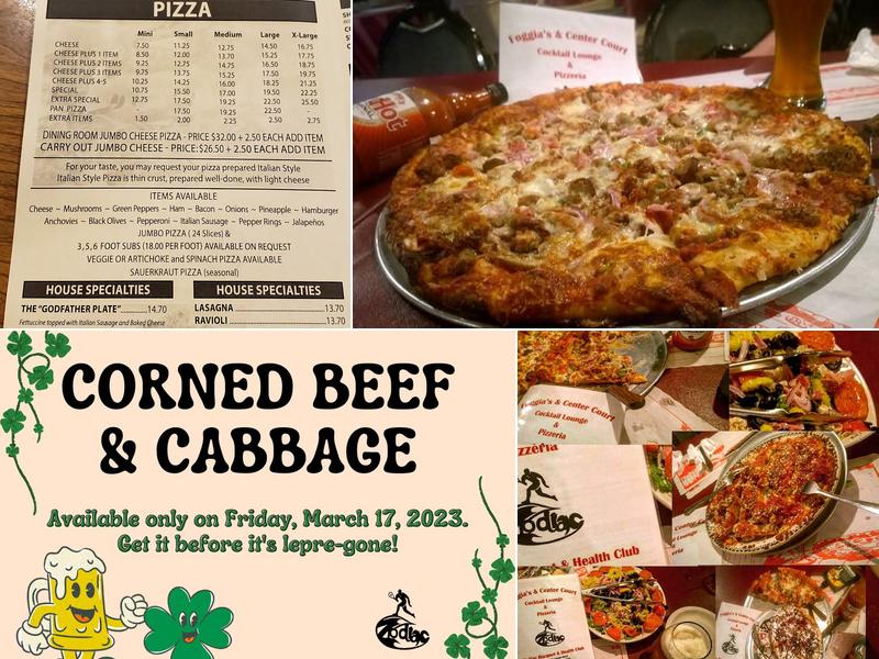 Foggia's Pizzeria Menu